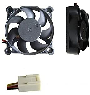 Evercool 50mm 5cm 50 x 50 x 10 3 Pin 12 Volt PC case Fan (M)
