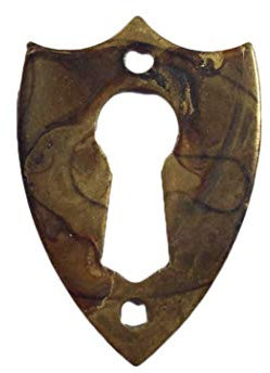 Schlüsselblatt Biedermeier Wappen sehr klein 34 x 24 - Qualität aus Europa seit 1998