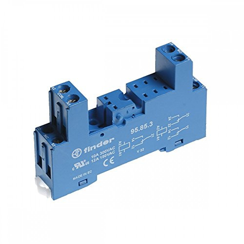 Finder Serie 95 – Sockel Borne/Schraube für 4031 blau