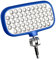 Metz mecalight LED-72 smart in Blau | LED-Videolicht für Smartphones & Tablets mit 51 LEDs und 72 LUX, eigenen Lithium-Polymer-Akku, 3 Modi, für Fotos oder Videos geeignet etc.