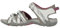 Mountain Warehouse Santorini Womens Wide Fit Sandals - Lightweight Footwear with Adjustable Straps & Cushioned Insole - For Spring Summer, Beach, Walking & Travelling Light Grey Adult Shoe Size 5