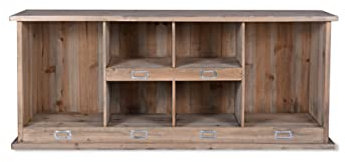 Garden Trading Chedworth Welly Locker - Low Crafted in Spruce | H55 X W121 X D40cm