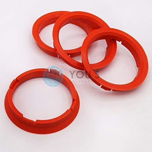 4 x ZENTRIERRINGE DISTANZRING für ALUFELGEN FZ25 74,1-66,6 mm CMS, DBV, Proline Wheels, Schmidt Revolution