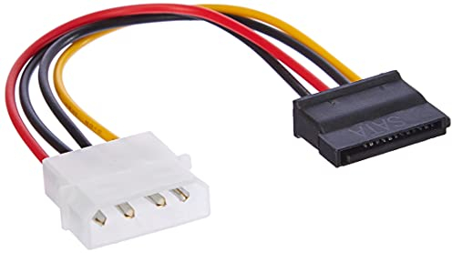 AKYGA AK-CA-17 Molex Stecker auf SATA Buchse HDD/SSD Adapter Kabel 15cm