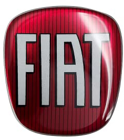 AMS 32014 Adesivo Fiat 3D Ricambio Logo per Grande Punto