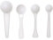 Sowaka 4 Pcs Measuring Spoons 1g 3g 5g 10g Plastic Teaspoon Tablespoon for Accurate Measure Coffee Protein Milk Scoops Spoon Home Kitchen Measuring Tool Pet Food