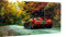 Magic Canvas Art - Bilder Sportwagen Lamborghini Autos Leinwandbild 1- teilig Hochwertiger Kunstdruck modern Wandbilder Wanddekoration Design Wand Bild, Größe: 40 x 30 cm