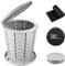 TRIPTIPS Upgrade Foldable Retractable Travel Toilet - Portable Potty for Car Camping & Adults, XL Size (Grey)