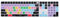 XSKN Tastenkombinationen und Sprachen Silikon Tastaturabdeckung kompatibel mit Apple 2021 iMac M1 Chip Magic Keyboard mit Touch ID und Ziffernblock A2520 Zubehör (EU&US-Version, Final Cut Pro)
