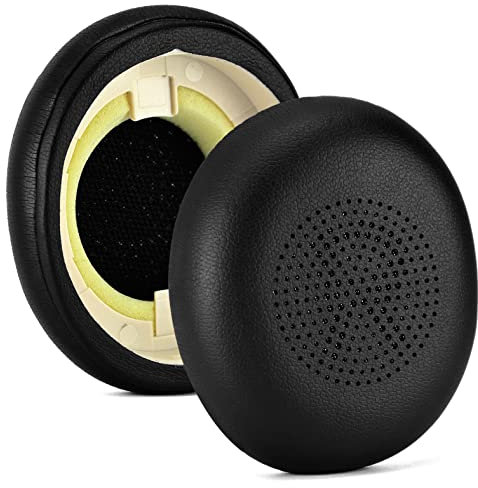 45H Ear Pads - defean Replacement Ear Cushion Cover Compatible with Jabra Evolve2 65 (65MS 65UC USB) / Evolve2 40 (40UC 40MS USB) / Elite 45h On-Ear Wireless Headset,Softer Protein Leather (Black)