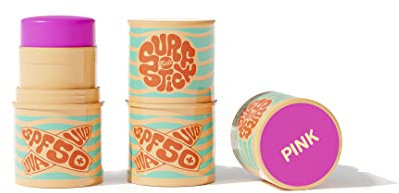 Surf stick Bell, Höchster Sonnenschutz UVA/UVB SPF 50 +, Vegan, 96% natürliche Zutaten (Rosa)