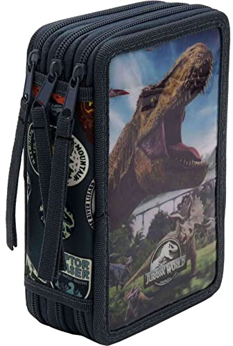 JURASSIC WORLD Plumier 3 pisos