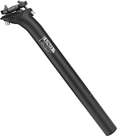 FOMTOR Sattelstange 31,6mm Sattelstütze 350mm Fahrradsattelstütze Offset 17mm Sattelstange Fahrradsattelwinkel Verstellbare Sattelstütze für MTB Road Bike BMX