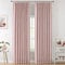 Vision Home Pink Total Verdunkelungsvorhänge, Pinch Plissee, Raumverdunkelung, Fensterpaneele 160 cm für Mädchen, Schlafzimmer, Wohnzimmer, wärmeisoliert, Rückenlaschen, 101.6 cm Bx160 cm Lx2