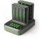 GP ReCyko GP M452 Station d'accueil USB avec 2 chargeurs de Batterie USB, 8 Piles ReCyko AA 2600 mAh, Chargeur de Batterie AAAAA, avec voyants LED et Station d'accueil