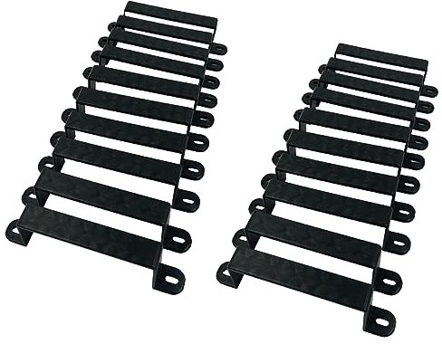 Fence Panel Security Brackets [20 Pack] for Concrete Fence Posts or Wooden 4x4 Posts Prevents Panel Theft and Fence Panels Rattling & Banging in The Wind (20)