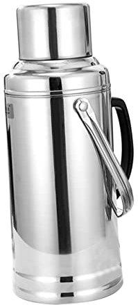 Amosfun Wasserkocher Mit Thermalwasser Krug Isolierte Wasserflaschen -kaffeemaschine Edelstahlwasser Sport Wasser Kaffeekaraffe Edelstahl Glas Thermoskanne Büro Isolierung