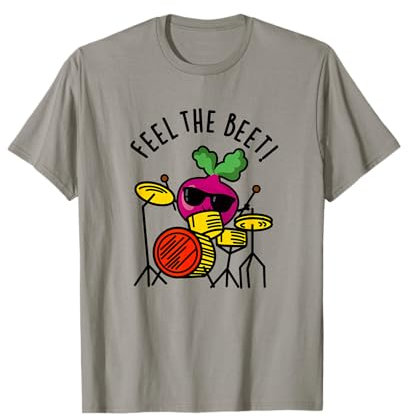 Feel The Beet Lustiges Veggie Wortspiel T-Shirt