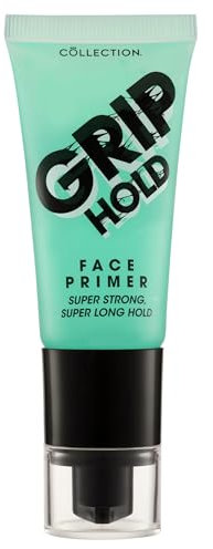 Collection Cosmetics Grip Hold Face Primer, Sticky and Strong, Infused with Hyaluronic Acid, Ensures Make Up Lasts 24 Hours, 28ml