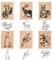 6 Stück Holz Tierstempel, Pflanze Tiere Gummistempel aus Holz, Waldtiere Stempel-Set mit Tiere und Pflanzen-Waldmuster, Süßes Tiere Stempel Vintage für Scrapbooking Bastelmarken Dekorative Siegel