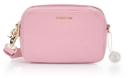 Mandarina Duck Damen Leder Kameratasche Mellow Leather, Lilac Rose