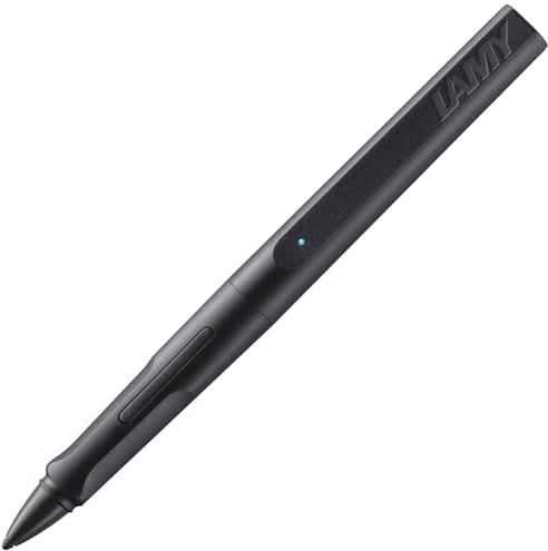 LAMY Safari Note+ All Black iPad Stift – Stylus Pen mit Palm Rejection, Neigungssensitivität & ergonomischen Griff – kompatibel mit verschiedenen iPad Modellen – bis zu 10 Stunden Akkulaufzeit