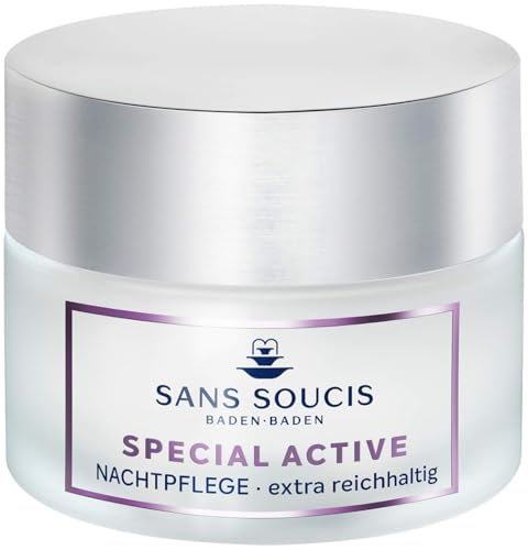 Sans Soucis reichhaltige Nachtcreme für trockene Haut 50 ml A – Feuchtigkeitspflege Pflege Creme für die Nacht Special Active
