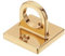 Soporte de cuerda dorada para placa de pared, placa de ojo, ganchos en forma de U, ganchos de techo de metal, ganchos de anillo para colgar cuerdas, teatros, exposiciones, hoteles, festivales,
