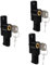 Uonlytech 3 Sätze Sperren Vorreiberschloss Austausch Des Fensterriegels Fensterriegel Für Alte Fenster Fensterverriegelung Fensterstopper Für Vertikale Fenster Black Aluminiumlegierung