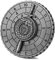 DND Radwürfel Spinner, Fingerspitzen Gyro, 7-in-1 Kampfschwert Metall D&D Würfel, Roulette Würfel Spinner für DND Würfelset, D&D Geschenke mit Geschenkbox, Rollenspiel Brettspiel Zubehör, Silber