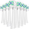 IO Aufsteckbürste, kompatibel mit Oral b io, Ersatzbürste, kompatibel mit Generic b io 3 4 5 6 7 8 9 10 Serie Elektrische Zahnbürsten (8 Weiß)