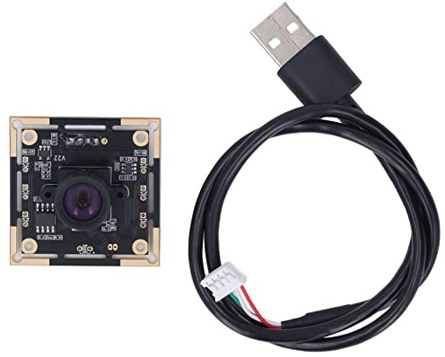 Topiky USB2.0 Kameramodul mit USB Kabel, 1MP, 100 Grad ohne Verzerrungsobjektiv, 1280 x 720 Auflösung Eingebettete Webcam Karte für Computer, OV9732 (1/4 Zoll) Photosensitiver Chip, Plug-and-Play