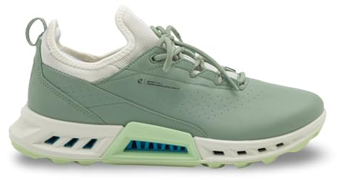 ECCO Womens Golf Biom C4 Leather Textile Sedum Green Trainers 4.5 UK
