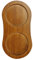 Generic Wooden Salt And Pepper Mill Tray Work And Dining Table Protector Pepper Grinder Rest Kitchen Storage Holder Home Decor Extend The Life Of Your Seasoning Bottle, 1pc, 15x7.5x1.2cm