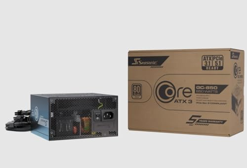 Seasonic Fuente de alimentación 850 W Core GC-850 ATX3 (80+Oro)