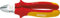 HAZET 1803VDE-22 160 mm VDE Diagonal Cutter with Protective Insulation - Multi-Colour
