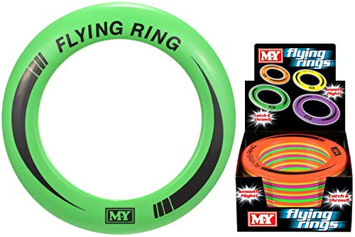 M.Y TY0415 Flying Rings 4 Assorted Colours, Multicolour