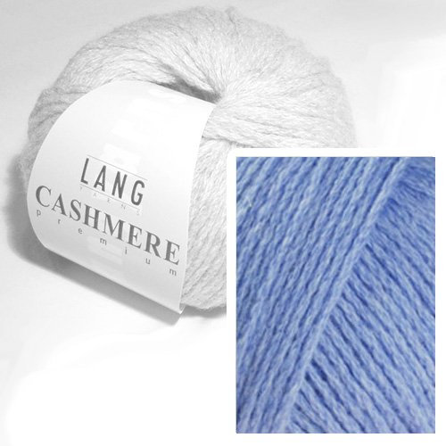 Lang Yarns - CASHMERE PREMIUM - Farbe 0133 Jeans Mélange - 100% Kaschmirwolle (25 Gramm – 1 Knäuel)