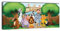 wandmotiv24 Leinwandbild Panorama Nr. 246 Zootiere 100x40cm, Keilrahmenbild, Bild auf Leinwand, Kinder, Comic, Tiere