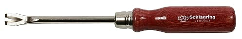 Qualitäts-Nagelheber mit Holzheft [Nutzlänge ca. 100mm] Made in Germany Schlagring Werkzeuge