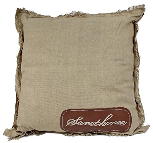 Concord Zierkissen Dekokissen Kissen - beige - Sweet Home - 45 x 45 cm - Shabby Look