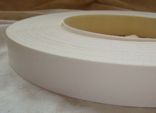 Vale Veneers Pre Glued Iron on Kitchen Worktop Cabinet White Melamine Edging Tape 30mm x 5 metres