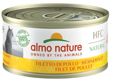 almo nature HFC Natural Katzenfutter nass -Hühnerfilet 24er Pack (24 x 70g)