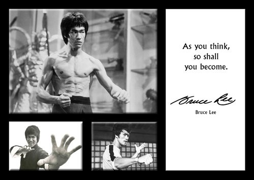 Bruce Lee - 20 - A4-Poster - berühmte Zitate - Zitate - Martial Arts Legende - Kung Fu - Ausdruck, Poster