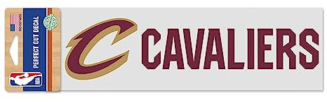 Wincraft NBA Cleveland Cavaliers WCR37295014 Perfect Cut Aufkleber, 7,6 x 25,4 cm