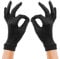 LSHARON Thermo-Handschuhe aus 100 % Maulbeerseide, für Ski, Fahrrad, Fahrrad, Schwarz , M
