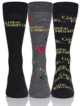 SockShop 3 Paar Game of Thrones Logo Baumwollsocken 39-44