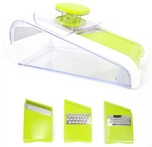 Eurotel Trancheuse Mandoline Multifonctions Réglable 4 Lames