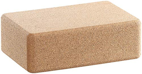Newgen Medicals Yoga-Block aus ökologischem Natur-Kork, 22,7 x 7,6 x 14,9 cm