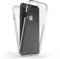 KALIROO 360-Grad Hardcase kompatibel mit iPhone SE 2022 | SE 2020 | 8 | 7 Hülle, Klar Vorne Hinten Transparent Komplettschutz Vergilbungsfrei Durchsichtig, Hardcover + Silikon Bumper + Display-Schutz